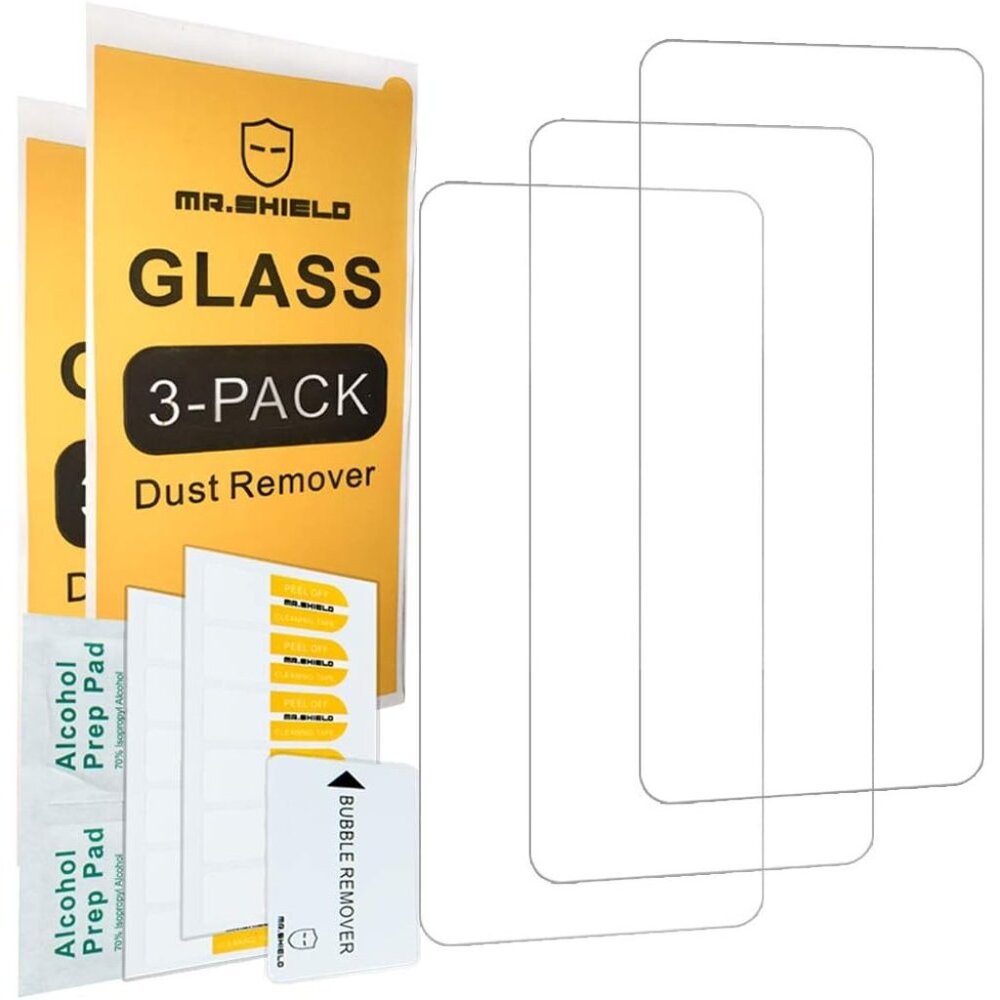 Mr Shield 3-Pack Screen Protector for Motorola Edge S30 5G / Moto Edge 9H Glass - Picture 2 of 6